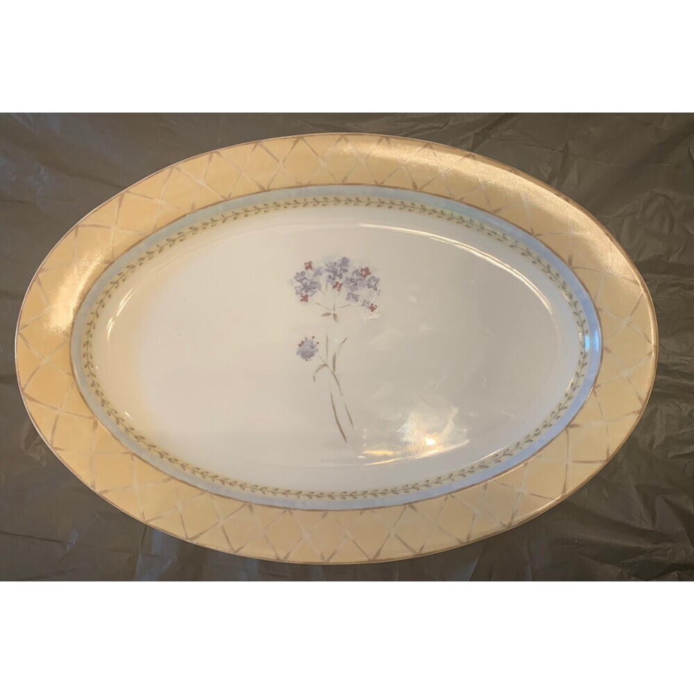 Heritage Mint Enchanted Garden Platter Dishwasher And Microwave Safe